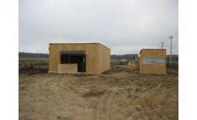 “Луговое” Строительство КПП.