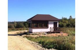 “Тихая речка” Ход ведения строительных работ КПП в поселке