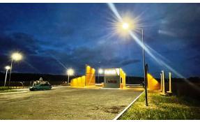 “Парус” Освещение во въездной зоне