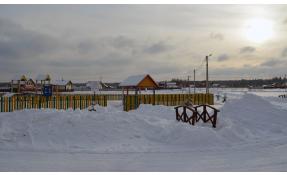 “Луговое” Низкое зимнее солнце