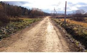 “Тихая речка” Выровнены дороги