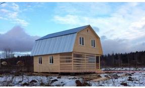 “Исток” Построен первый дом в поселке!