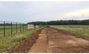 “Загородный” Началось строительство дорог
