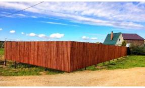 “Исток” Готов забор во въездной зоне