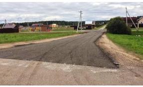 “Николины озёра” Асфальт на перекрестке