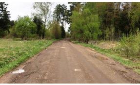 “Околица” Проведен сезонный ремонт подъездной дороги