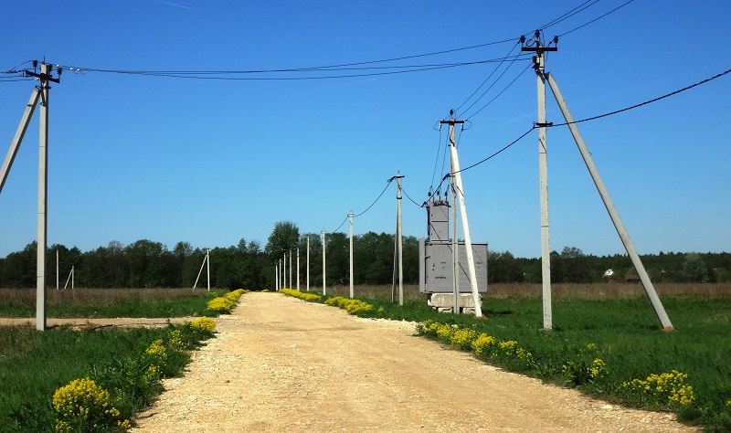 смонтированная электросеть Бархатово