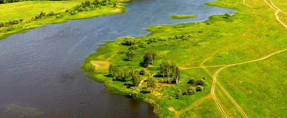 Водохранилище летом