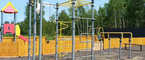 Детская и спортивная площадки