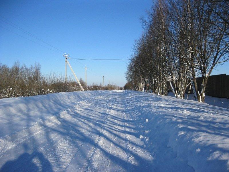 Дорога к поселкам Лесное и Луговое