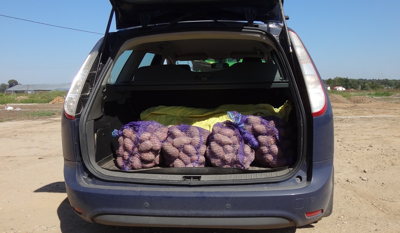 багажник картошки